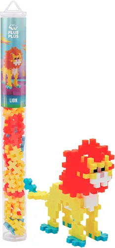 Miniatura 10 de Plus Plus Juego de bloques de construcción de figuras de animales 3D, 70 piezas de rompecabezas entrelazadas, divertidos juguetes de tallo