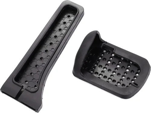 Miniatura 7 de X AUTOHAUX 2 piezas de cubiertas de pedales de acelerador y freno antideslizantes para Mercedes-Benz C E S GLC GLE GLK SLK CLS SL Clase GLS, pedales