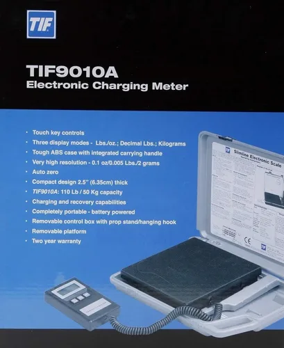Miniatura 5 de Báscula electrónica refrigerante de carga/recuperación Robinair TIF9010 A Slimline