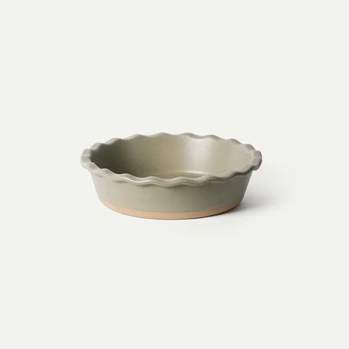 Miniatura 17 de MORA Molde de cerámica para hornear – 9 pulgadas – Plato profundo y estriado para tarta de manzana antigua, quiche, tartas, tartas, etc. – Plato