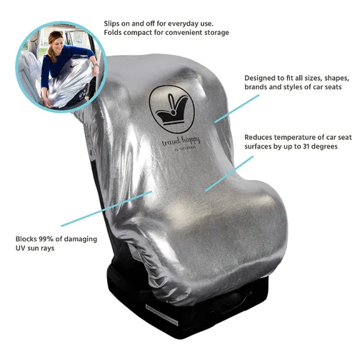 Miniatura 2 de J.L. Childress Cool 'n Cover - Protector térmico para asiento de automóvil y parasol