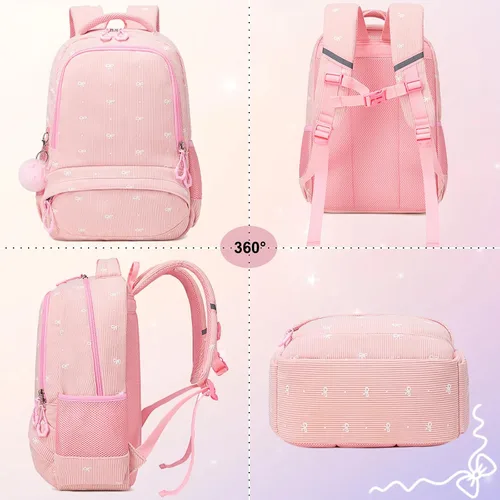 Miniatura 2 de Juego de mochila para niñas con diseño de unicornio, mochila escolar para niños, mochila para libros para niñas, set 3 en 1, regreso a clases