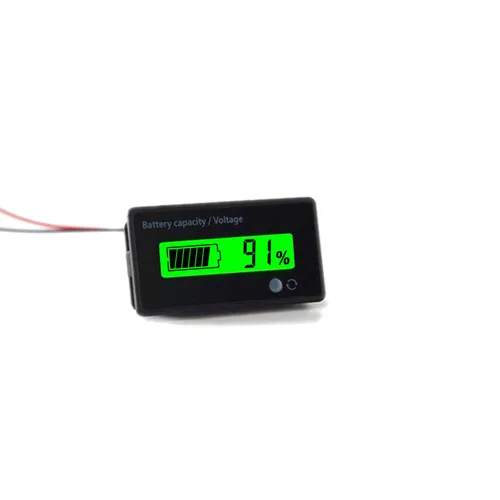 Miniatura 11 de Medidor de batería DC de 12V 24V 36V 48V 72V, indicador medidor monitor de voltaje de capacidad de la batería, probador de batería de ácido-plomo e