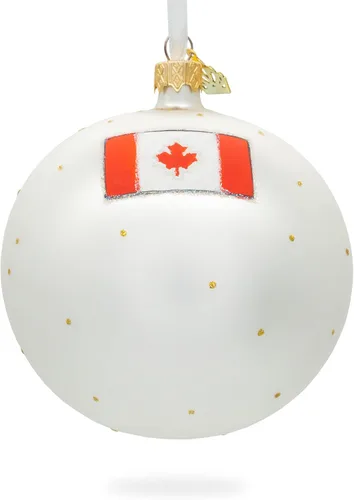 Miniatura 6 de Old Quebec City, Canadá, bola de cristal, adorno navideño de 4 pulgadas