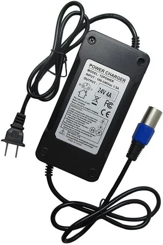 Miniatura 2 de Cargador de batería de 24V 4A para Jazzy, Go-Go Pride Ezip 400 500 650 750 900 Mountain Trailz IZIP I25 IZIP I300 IZIP I350 IZIP I500 Mpv5 Mpv4