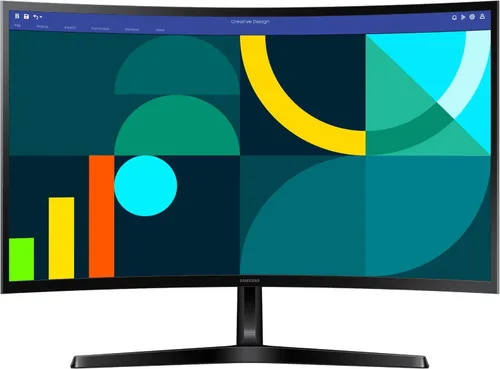 Miniatura 10 de Samsung Monitor de computadora curvo FHD 1800R Essential S3 (S36GD) de 27 pulgadas, 100Hz, modo de juego, comodidad ocular avanzada, puertos HDMI