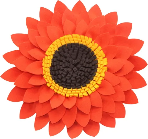 Miniatura 32 de Almohada de flores – Almohadas decorativas de girasol – Almohada redonda de margaritas de flores 3D – Almohada redonda de acento de girasol – Soleado