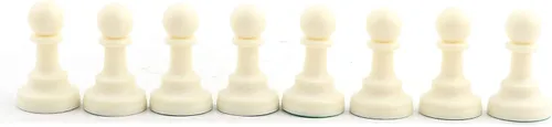 Miniatura 9 de Zer one Juego de ajedrez piezas de ajedrez de plástico juego internacional de ajedrez blanco y negro
