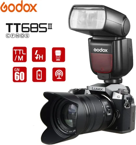 Miniatura 8 de Godox TT685II-N Flash TT685IIN Compatible con Nikon Hot Shoe TTL GN60 2.4G Wireless HSS 1/8000s Speedlite TT685 II Familia