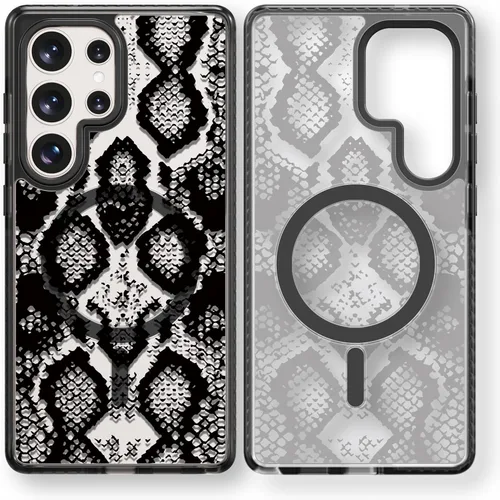 Miniatura 123 de Rosarnnah Funda compatible con Samsung Galaxy S24 Ultra, bonita estética, a la moda, divertida funda con estampado de gatito y gato, duradera a
