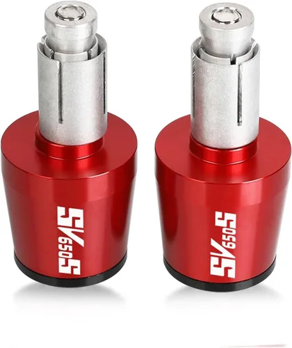 Miniatura 7 de 7/8" 0.866 in manillar de motocicleta empuñaduras extremo barra tapa tapón extremo para Suzuki SV 650 SV 650S SV650 SV650S 2003 2004 2005 2006-2012