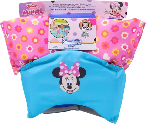 Miniatura 5 de SwimWays Disney Minnie - Entrenador de natación, chaleco salvavidas aprobado por la Guardia Costera de EE. UU., chaleco de natación para niños