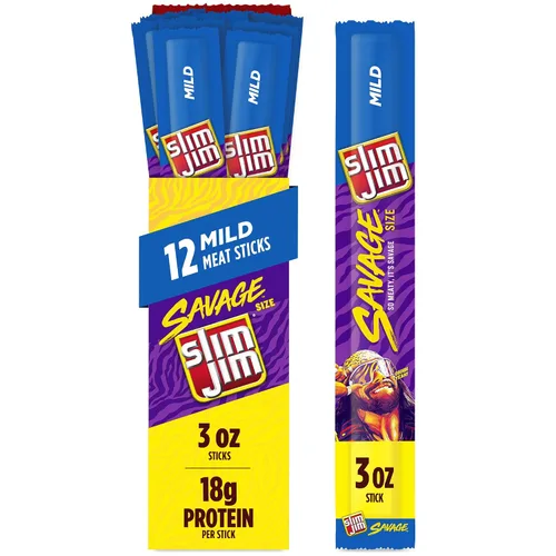 Miniatura 12 de Slim Jim Original Beef Snack Stick 'N Jalapeño Cheese, 1.5 oz