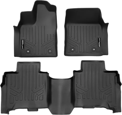 Miniatura 13 de SMARTLINER Alfombrillas de suelo de ajuste personalizado de tercera fila compatibles con Toyota Sequoia 2008-2011