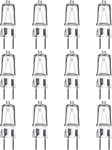 Sunlite Q35/GY8/120V Bombilla halógena T3.5 de 35 vatios de un solo extremo, 300 lúmenes, 120 voltios, base GY8 (bi-pin), transparente, vida útil de
