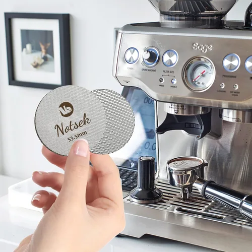 Miniatura 8 de NOTSEK Pantalla de disco de 2.126 in para Breville, pantalla de disco espresso para portafiltro con caja de almacenamiento de acrílico, reutilizable