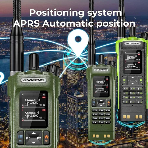 Miniatura 6 de BAOFENG DM32 DM-32UV DMR Radio Walkie Talkies de largo alcance Radio digital bidireccional Radio jamón de alta potencia de 10 W con Verde