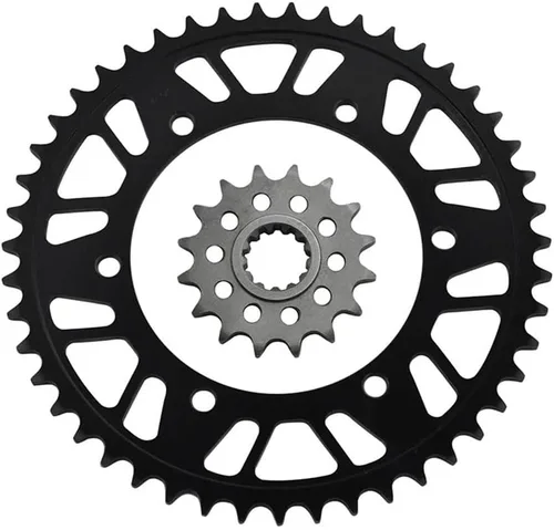 Miniatura 5 de 525 CNC 16T 46T Piñón trasero delantero de la motocicleta para FZ8 N NA 39P FZ8 S SA Fazer 8 42P FZ 8 2010-2015 piezas de repuesto (16T)