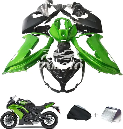 Kit de carenados de motocicleta para Kawasaki Ninja 650 EX650 EX650A EX650E EX650F 2012 2013 2014 2015 2016 Juego de carenados laterales de cola con
