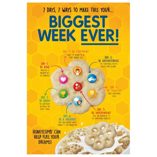Miniatura 9 de Post Honeycomb - Cereal para el desayuno, sabor a miel grande, caja de 10 onzas