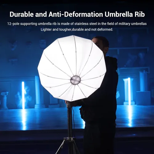 Miniatura 4 de SMALLRIG Softbox de Farol Modificador de Luz Suave, Difusor Softbox de 26 pulgadas/65 cm Compatible con Luz de Video SMALLRIG 120B/120D/220B/220D