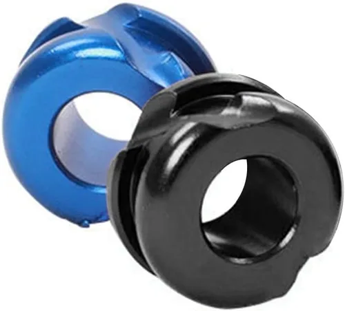 Miniatura 7 de 4PCS Bow Sight Peep, 1/4" 3/16" aleación de aluminio Peep Sight Archery Accesorios para arco compuesto 1 negro 1/4+1 negro 3/16 + 1 azul 1/4 + 1