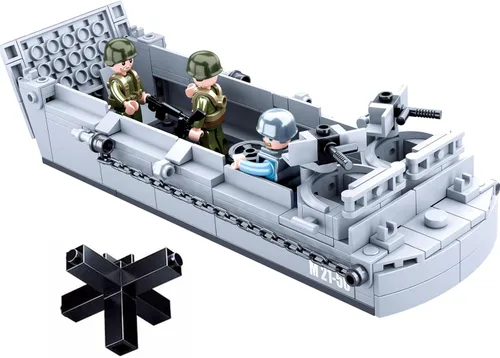 Miniatura 2 de Juego de ladrillos para vehículos militares de la Segunda Guerra Mundial de la Segunda Guerra Mundial, juego de ladrillos para vehículos militares