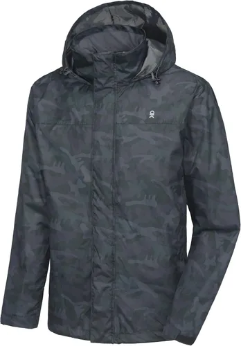 Miniatura 6 de Little Donkey Andy Men's Long Waterproof Rain Jacket with Hood Lightweight Rain Shell for Hiking