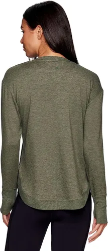 Miniatura 2 de RBX Active - Sudadera ligera de felpa francesa de manga larga para mujer