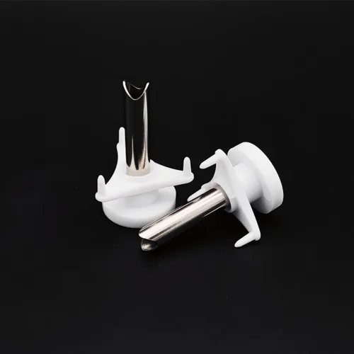 Miniatura 2 de 4 unids perforador de agujero de coco de acero inoxidable perforado de coco fácil y conveniente herramienta de apertura de coco con coco blanco