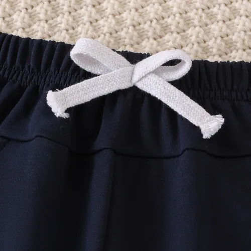 Miniatura 58 de Ropa de otoño e invierno para bebé, trajes de niño pequeño, sudadera de manga larga, sudadera de retazos y pantalones, 2 piezas, 12 meses a 5 años