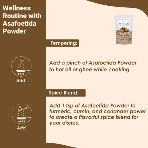 Miniatura 5 de Minature Asafoetida en polvo (bisagra) Especias indias naturales de 16.01 oz (16 onzas) Polvo Heeng Auténtico ingrediente de cocina de la India