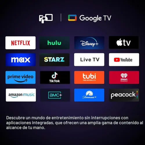 Miniatura 3 de FPD Smart TV de 32 pulgadas Google TV HD 720p con Google Play y Google Cast integrado, HDR 10, Dolby Audio, control remoto por voz, Stream Live TV