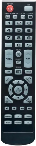 Miniatura 2 de NTQinParts Control remoto de TV de repuesto para Westinghouse WD24HB6101 24 pulgadas, WD32HKB1001 32 pulgadas LED HD DVD Combo TV