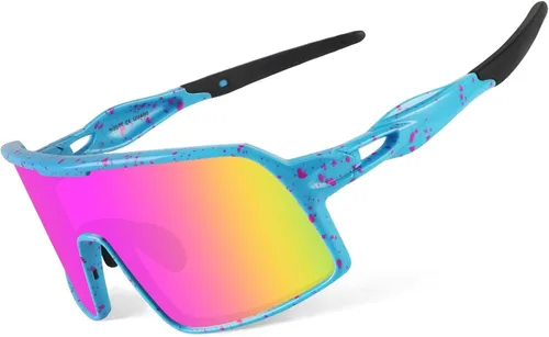 Miniatura 14 de BangLong Gafas de sol deportivas polarizadas para hombres y mujeres, protección UV, para béisbol, correr, ciclismo, pesca