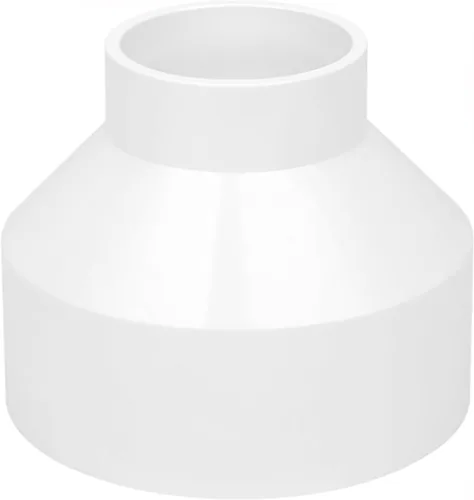 Miniatura 18 de Paquete de 2 adaptadores de acoplamiento reductor de PVC DWV de 3 x 2 pulgadas (enchufe x zócalo) Schedule 40 PVC DWV Reductor Acoplamiento