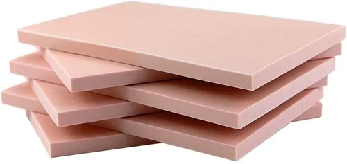 Miniatura 4 de Paquete de 6 bloques de goma tallados de goma rosa pálido de 4 x 6 pulgadas para sellos de goma suave para manualidades y proyectos de manualidades