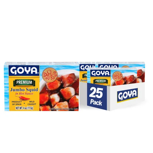 Miniatura 6 de Goya Foods Octopus Style - Piezas de calamar en salsa marinara, 4 onzas (paquete de 25)