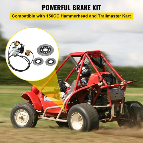 Miniatura 2 de Kit de cilindro maestro de freno para Go Kart VEVOR Kit de freno hidráulico para Go Kart Kit de freno universal para Go Karts Kandi Completo Incluye