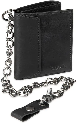 Miniatura 44 de Levi's Billetera triple para hombre, elegante y delgada, incluye ventana de identificación y tarjetero de crédito
