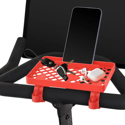 Soporte de teléfono deportivo mejorado para bicicleta Pelotón/Peloton Bike+, soporte de teléfono de plástico seguro y duradero para bicicletas