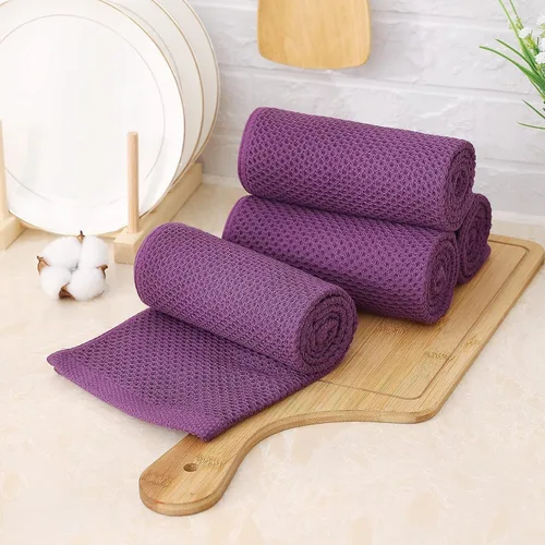 Miniatura 68 de Kitinjoy - Paños de cocina de 100 % algodón, tela de tejido gofrado, paño de limpieza ultrasuave, absorbente y de secado rápido. Beige