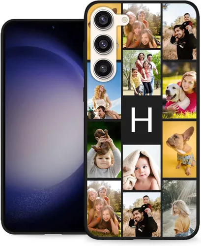 Miniatura 23 de Funda personalizada para Samsung Galaxy S23 Ultra con nombre de foto y texto - Funda suave y fina para teléfono móvil S 23 Ultra (negra) de 6.8