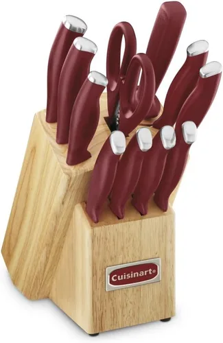 Miniatura 2 de Cuisinart C77SSR-12P Color Pro Collection - Juego de cuchillos (12 piezas), color rojo Rojo/acero inoxidable