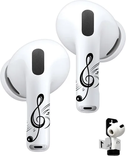 Miniatura 15 de RockMax Funda para AirPods 4, bonita calcomanía para AirPods 4ª generación, compatible con funda de mariposa AirPod 2024, envoltura de tatuaje