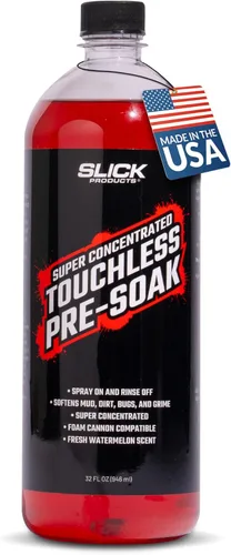 Miniatura 11 de Slick Products Jabón de auto prelavado súper concentrado sin contacto para cañón de espuma o pistola de espuma, afloja el barro, la suciedad