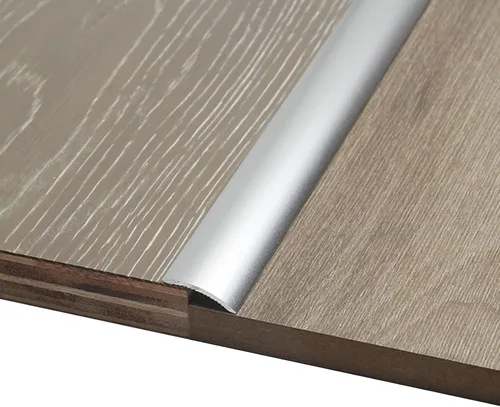 Miniatura 10 de Tira de umbral de transición, tira de transición de aluminio duradera, tira de umbral ligera para puertas de baño y cocina, decoración de borde