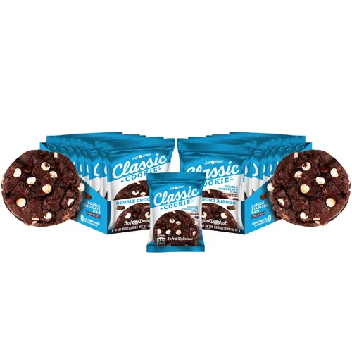Miniatura 43 de Galletas Classic Cookie suaves horneadas con relleno de crema y galleta, hechas con chips de crema blanca Hershey's® Premier, 2 cajas, 16 galletas