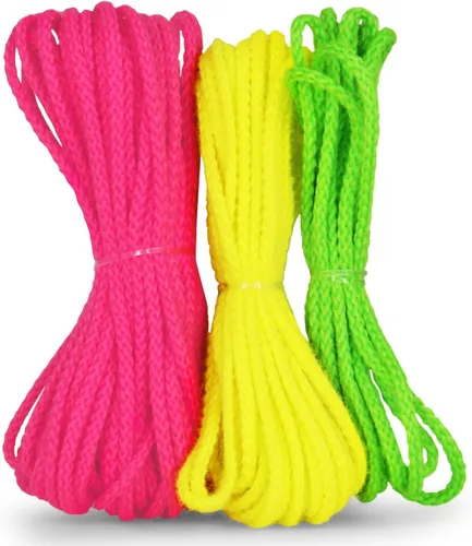 Miniatura 7 de ZipString Lightning Luma - Cuerdas de repuesto para juguete lanzador de cuerda, paquete de 3, juguete antiestrés reactivo a los rayos UV que brilla