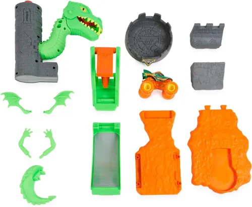 Miniatura 6 de Monster Jam, juego Dueling Dragon con camión monstruo Dragón exclusivo a escala 1:64, juguetes para niños de 3 años en adelante